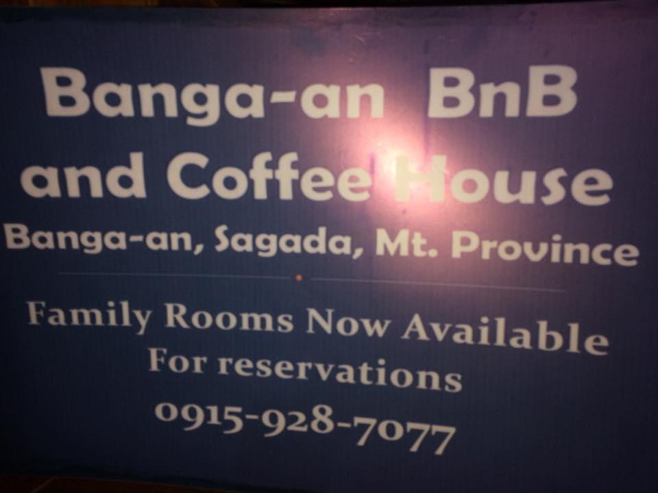 Banga-An Bnb And Coffee House Саґада Екстер'єр фото